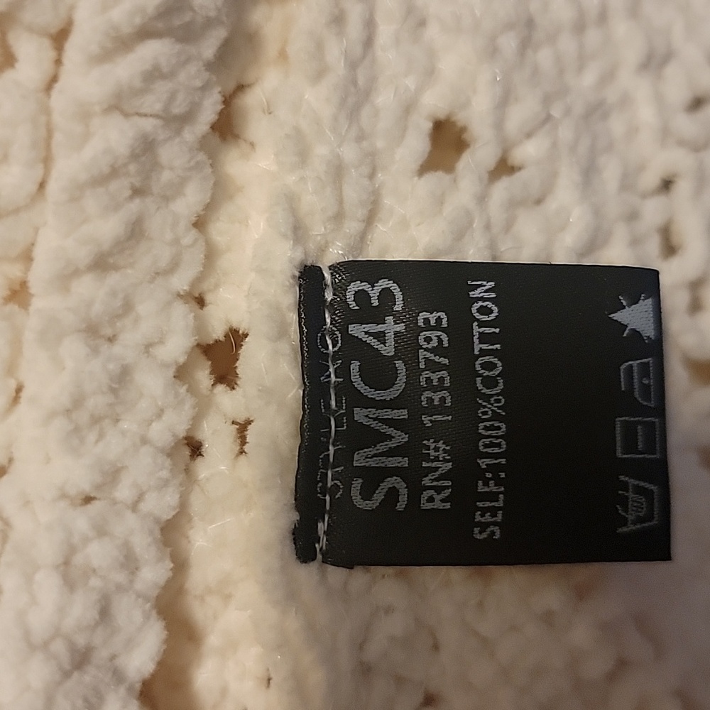 POL Cream Crochet Crew Neck Sweater NWOT - Picture 5 of 6